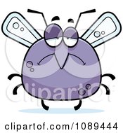 Poster, Art Print Of Chubby Sad Mosquito
