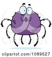 Poster, Art Print Of Surprised Purple Spider