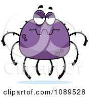 Poster, Art Print Of Bored Purple Spider