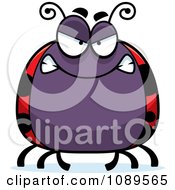 Clipart Chubby Mad Ladybug Royalty Free Vector Illustration