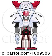 Poster, Art Print Of Demonic Clown Laughing