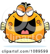 Chubby Evil Orange Blowfish