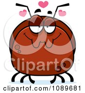 Clipart Pudgy Infatuated Ant Royalty Free Vector Illustration
