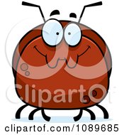 Clipart Pudgy Smiling Ant Royalty Free Vector Illustration