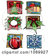 Poster, Art Print Of Christmas And Winter Icons