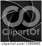 Clipart 3d Black Lens Shutter Royalty Free Vector Illustration