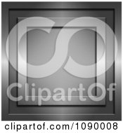 Clipart 3d Silver Metal Frames Royalty Free Illustration