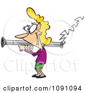 Woman Scorned Shooting A Bazooka