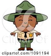 Poster, Art Print Of Happy Black Forest Ranger Boy