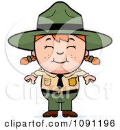 Happy Forest Ranger Girl