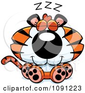 Poster, Art Print Of Cute Sleeping Tiger
