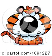 Poster, Art Print Of Cute Mad Tiger