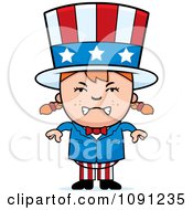 Poster, Art Print Of Mad Uncle Sam Girl