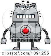 Poster, Art Print Of Bored Robot Cat