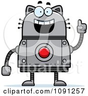 Poster, Art Print Of Smart Robot Cat