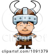 Poster, Art Print Of Happy Asian Viking Boy