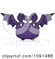Poster, Art Print Of Mad Purple Bat