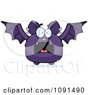Poster, Art Print Of Scared Purple Bat