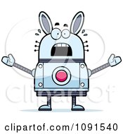 Scared Robot Rabbit