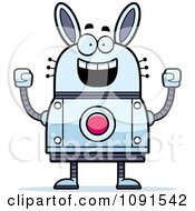 Cheering Robot Rabbit