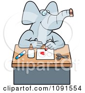 Poster, Art Print Of Arts And Crafts Elephant