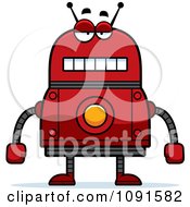 Bored Red Robot