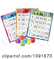 Poster, Art Print Of Three Colorful Bingo Cars With Stars