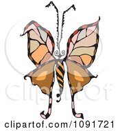 Poster, Art Print Of Colorful Moth Or Butterfly