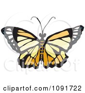 Poster, Art Print Of Beige And Yellow Butterfly