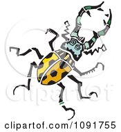 Yellow Beetle With Spots