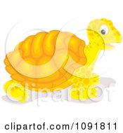 Poster, Art Print Of Yellow And Orange Tortoise