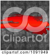 Clipart Red Showing Through Torn Metal Royalty Free CGI Illustration