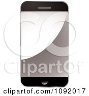 Poster, Art Print Of 3d Smart Phone With A Blank Screen