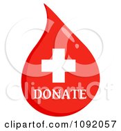 Poster, Art Print Of Donate First Aid Blood Drop