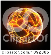 Clipart Earth Cracking And Exploding On Black Royalty Free CGI Illustration by Mopic