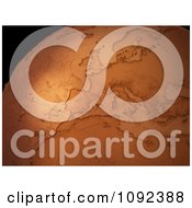 Clipart 3d Copper Globe With Land And Oceans Royalty Free CGI Illustration by Mopic