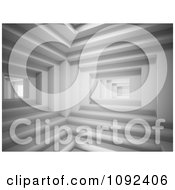 Clipart 3d Abstract Interior With Rectangular Designs Royalty Free CGI Illustration by Mopic