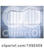Clipart 3d Large Window Wall In An Open Room Royalty Free CGI Illustration by Mopic