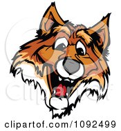 Poster, Art Print Of Happy Fox Mascot Head
