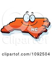 Happy Orange North Carolina State Character