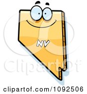 Happy Yellow Nevada State Character