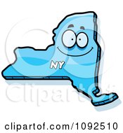 Happy Blue New York State Character