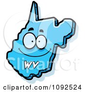 Happy Blue West Virginia State Character