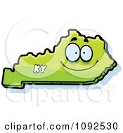 Happy Green Kentucky State Character