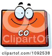 Poster, Art Print Of Happy Orange Colorado State Character