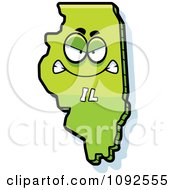 Poster, Art Print Of Mad Green Illinois State Character