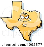 Poster, Art Print Of Mad Yellow Texas State Character