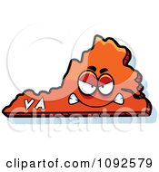 Poster, Art Print Of Mad Orange Virginia State Character