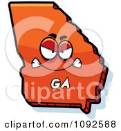 Poster, Art Print Of Mad Orange Georgia State Character