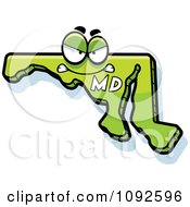 Poster, Art Print Of Mad Green Maryland State Character